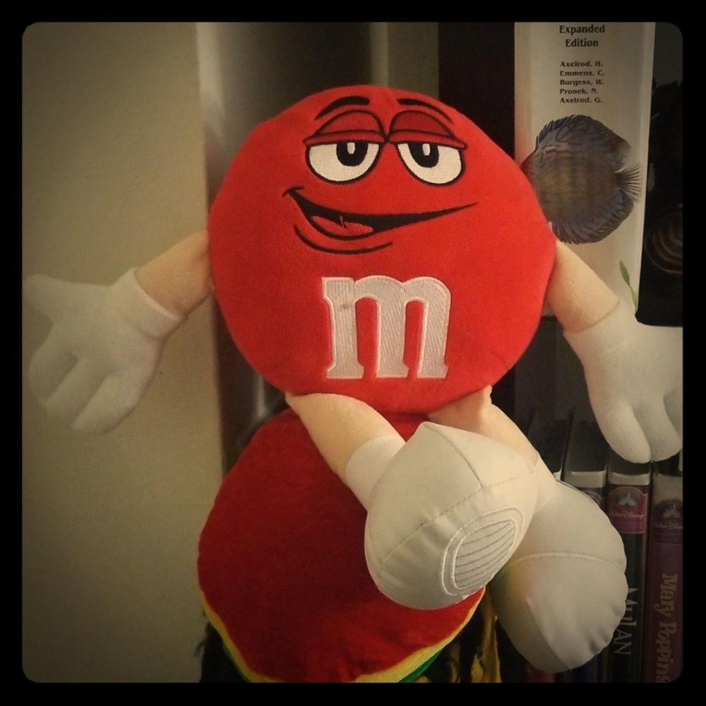 Mars M&M RED Plush 2013